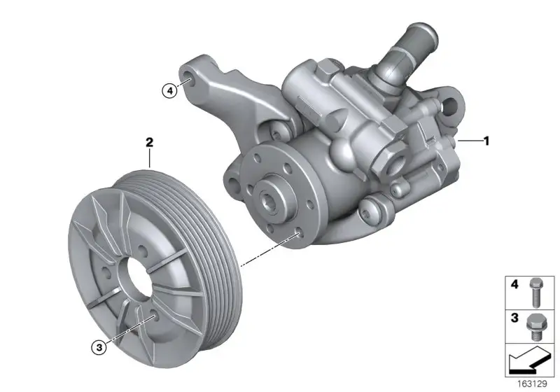 BMW Riemenscheibe E60 E61 E63 E64 E90 E92 E93 32427838220