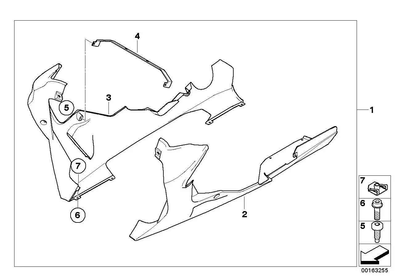 BMW Halter K43 71607653027