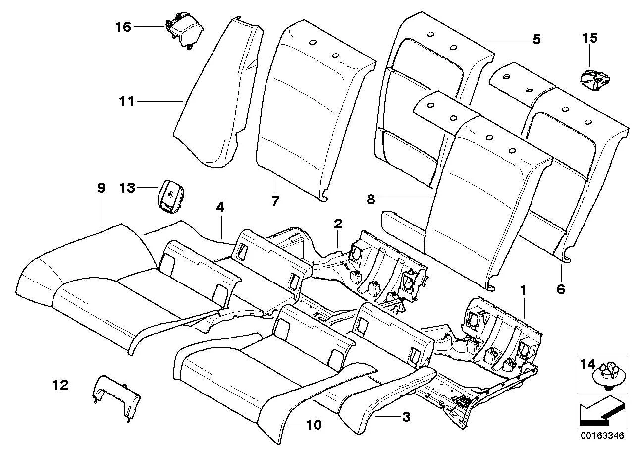 BMW Blende Isofix E92 52206970744