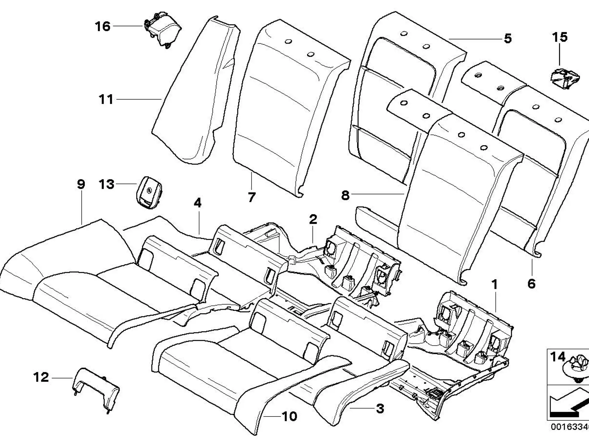 BMW Blende Isofix E92 52206970744