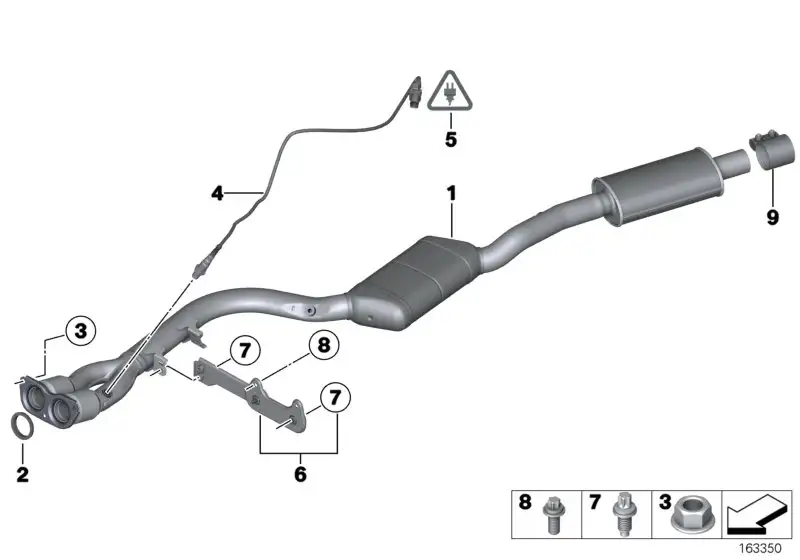 BMW Dichtring E81 E82 E87 E88 E90 E91 E92 E93 18307567685 - 1er,
