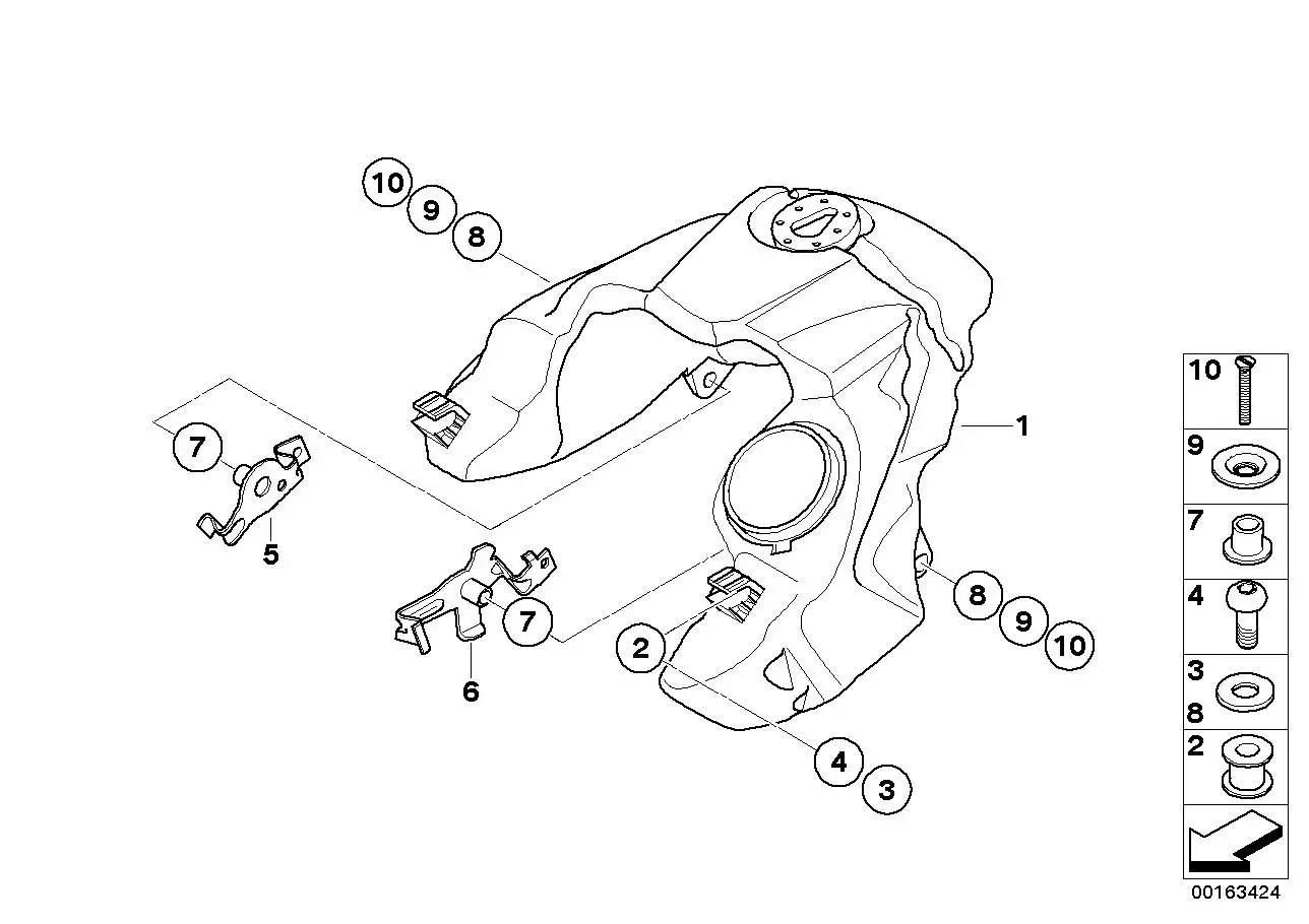 BMW Kraftstoffbehälter 16117705826