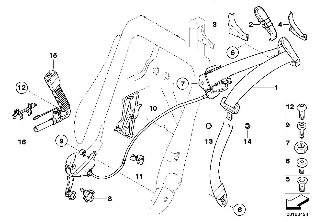 BMW Abdeckkappe links E93 72119116095