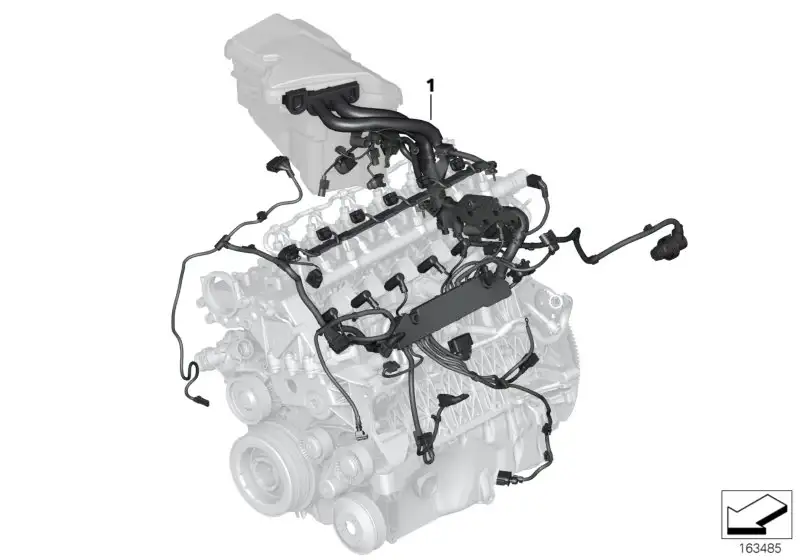 BMW Kabelbaum Motor DDE 12517803678