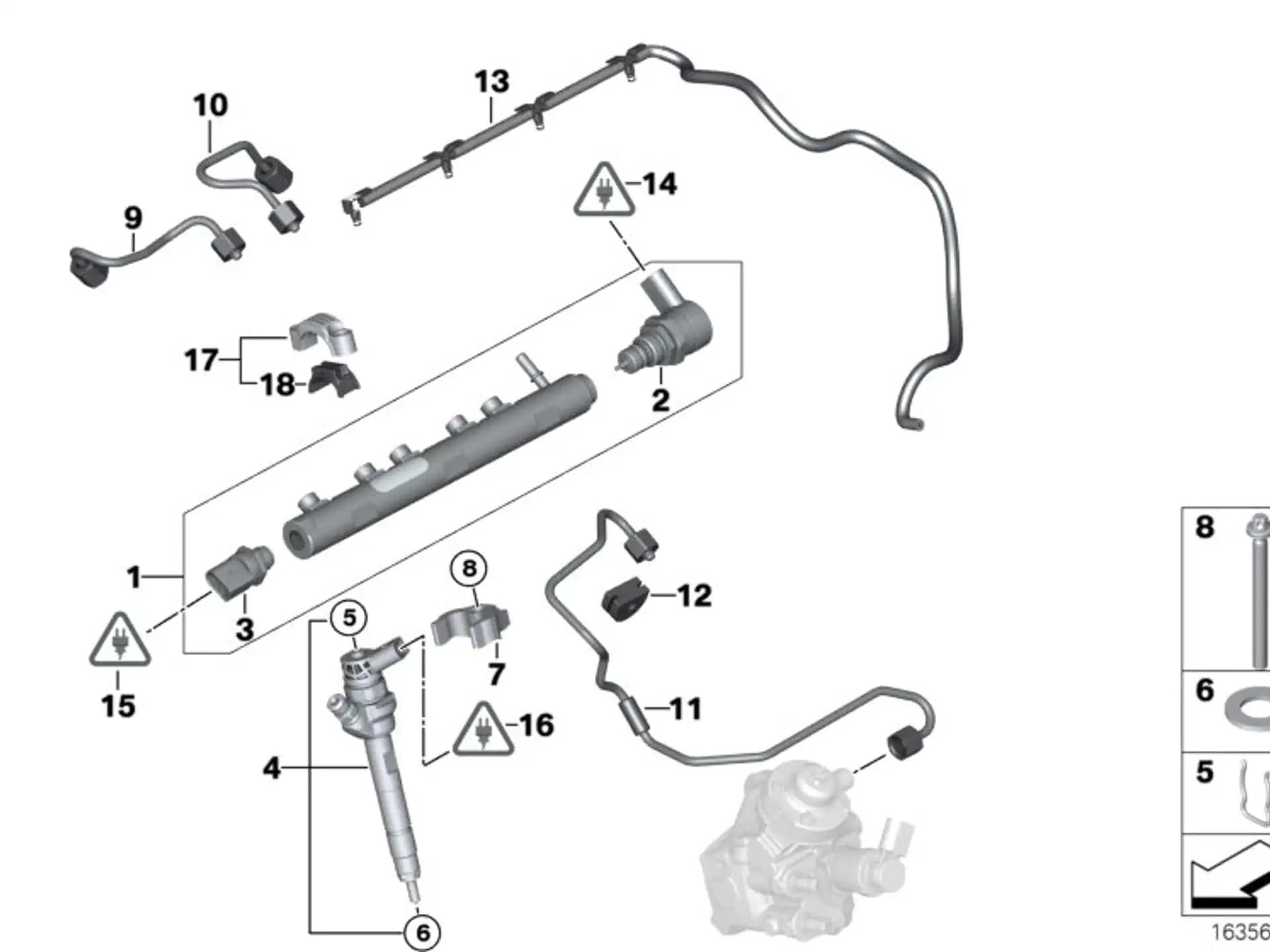 BMW Tülle E60 E61 E65 E70 E71 E81 E82 E83 E84 E87 E88 E90 E91 E92 E93 F01 F02 F06 F07 F10 F11 F12 F13 F15 F16 F20 F21 F22 F23 F25 F26 F30 F31 F32 F33 F34 F36 F39 F44 F45 F46 F48 G01 G02 G05 G06 G07 G11 G12 G14 G15 G16 G20 G21 G30 G31 G32 F54 F55 F56 F57 F