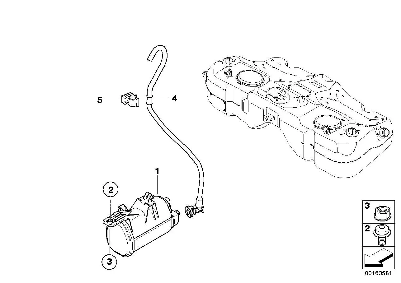 BMW Aktivkohlefilter 16132752290 - Bildposition 01