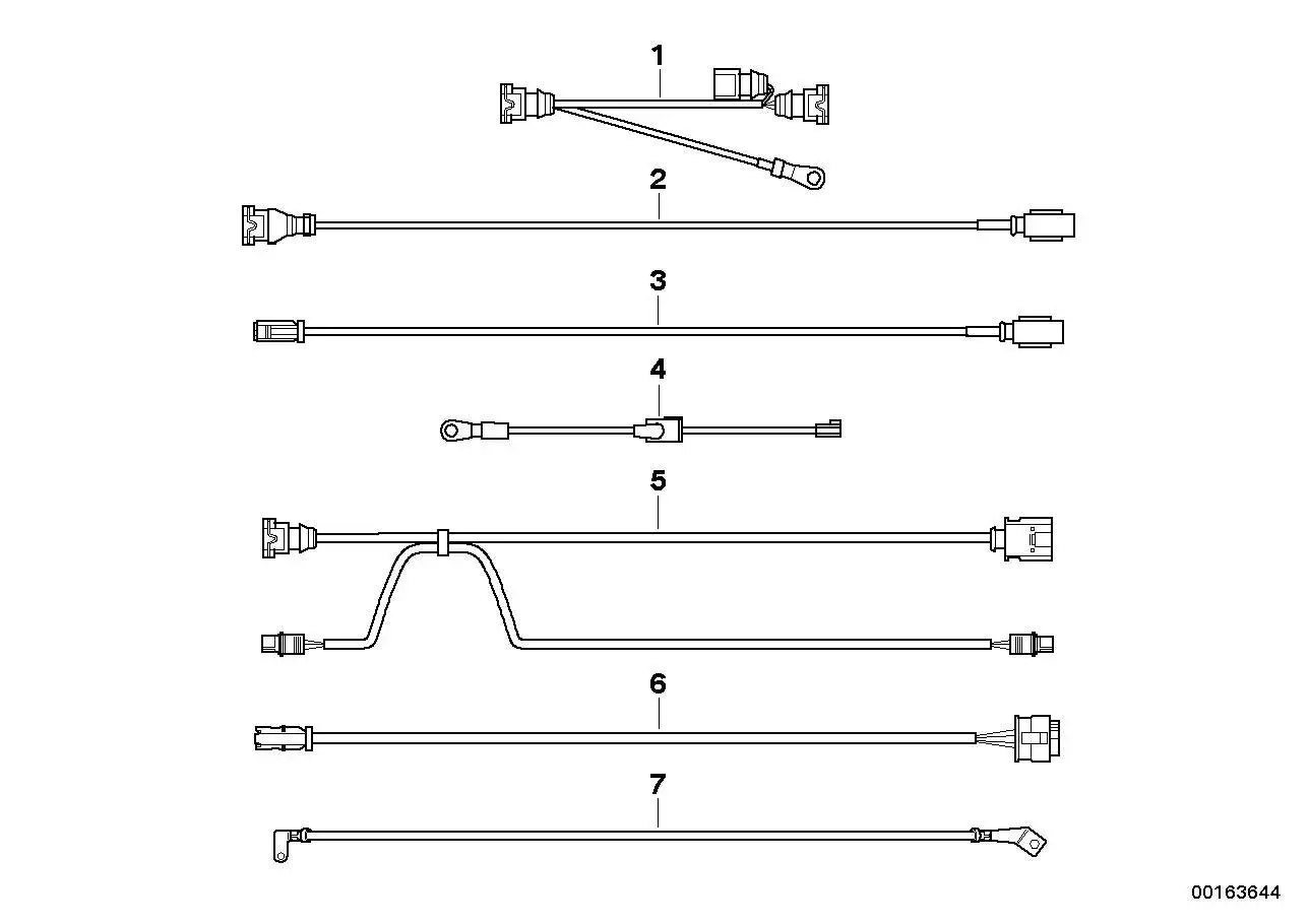 BMW NOX-Kabel E90 E91 E92 E93 12517541009