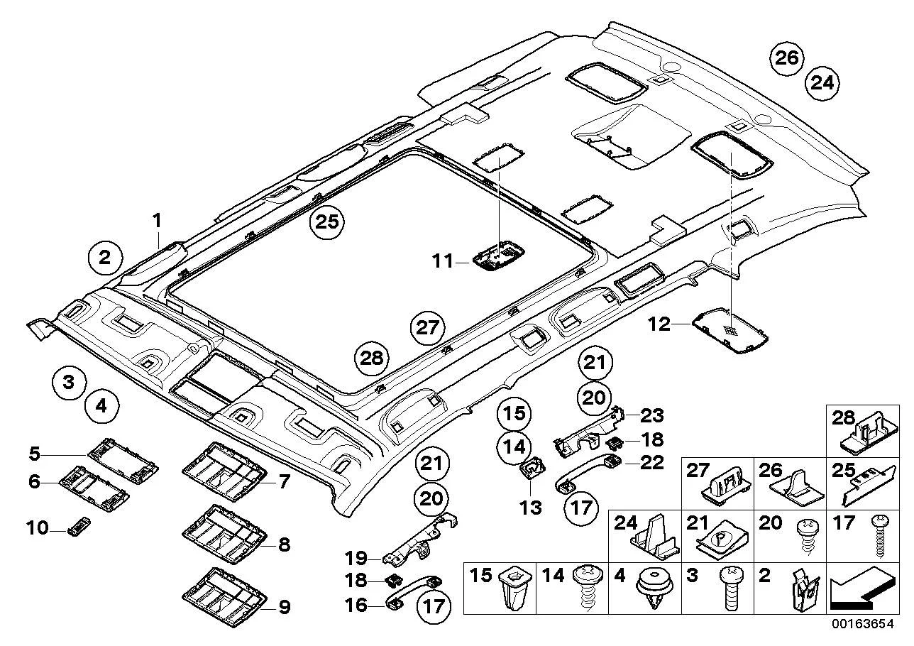 BMW Halter E36 E39 E53 E61 E70 F07 F36 G32 51438183314