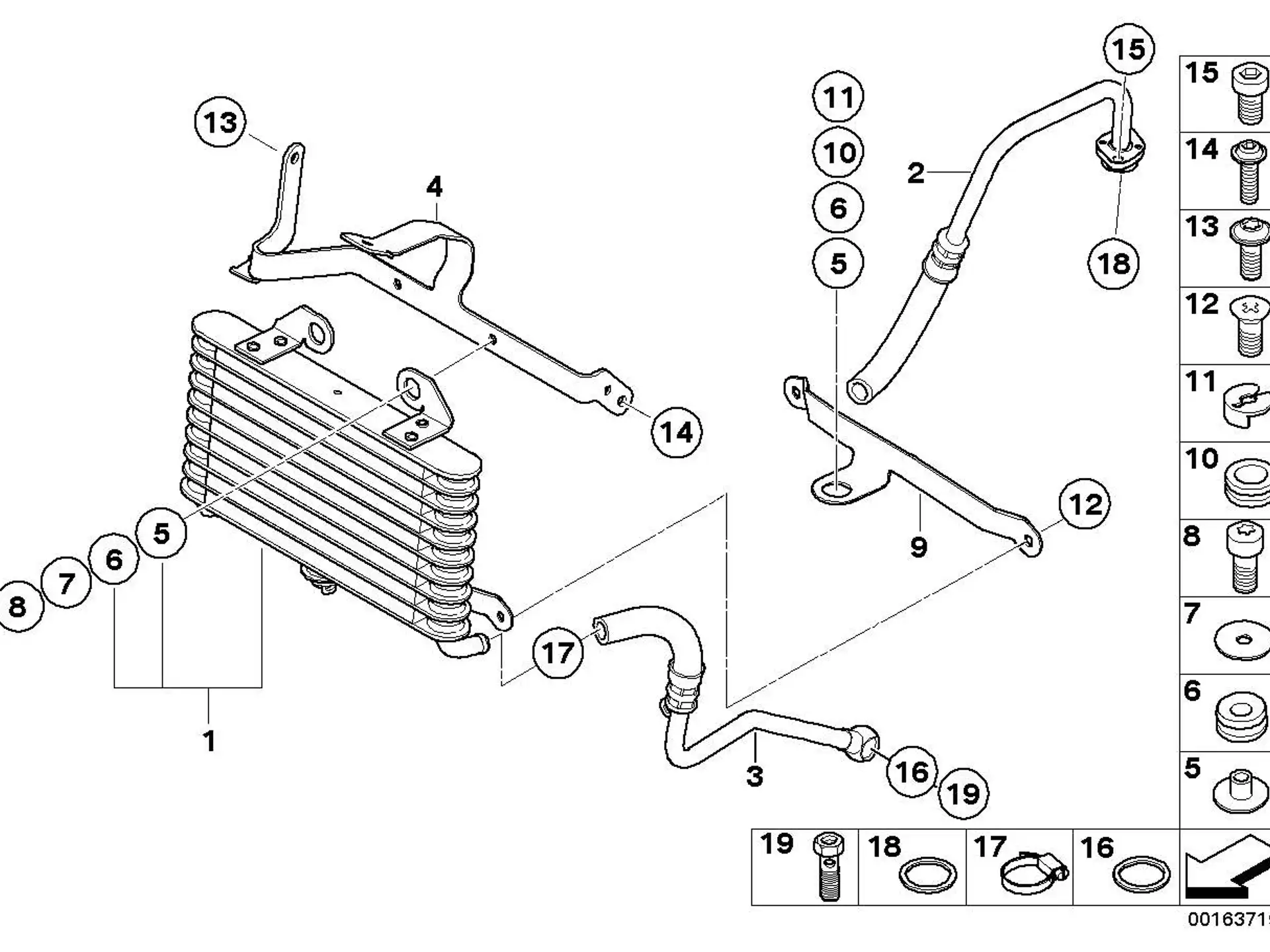 BMW Sicherungsscheibe K17 K18 K19 K25H K34 K40 K41 K42 K43 K44 K46 K47 K48 K49 K61 K73 R22 07129905244