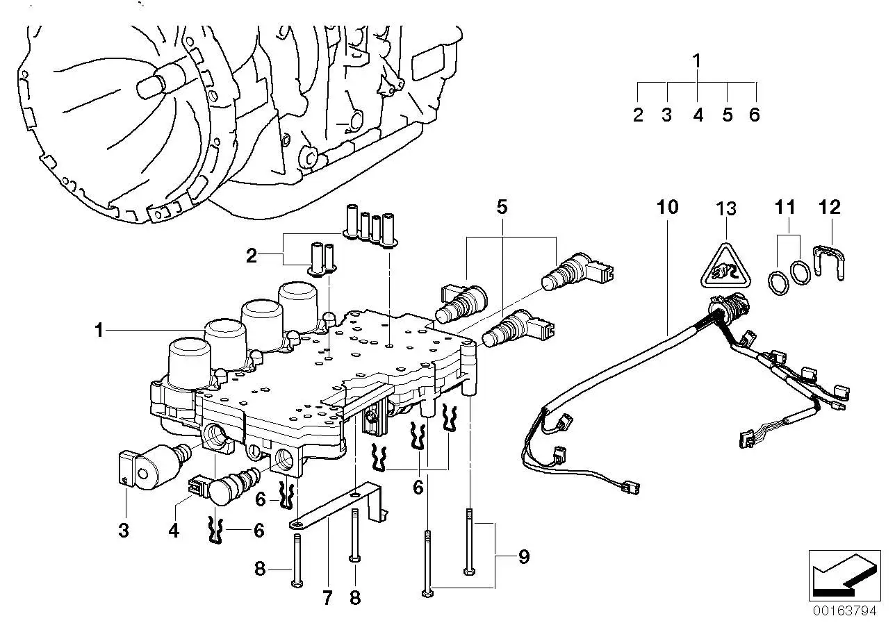 BMW Magnetventil Ein/Aus E39 E46 E53 E83 24337504753