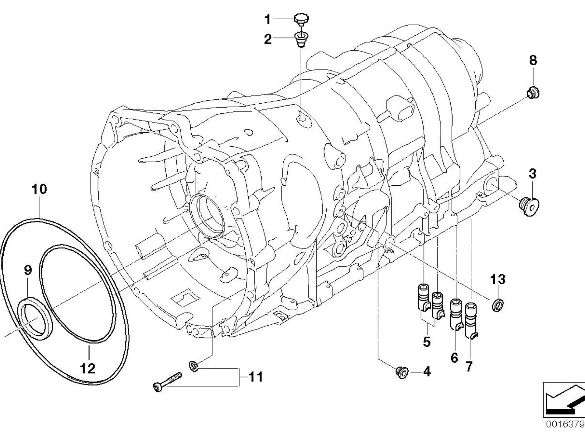 BMW O-Ring E60 E61 E63 E64 E65 E66 E70 E71 E81 E82 E83 E84 E85 E86 E87 E88 E89 E90 E91 E92 E93 F01 F02 24317536355