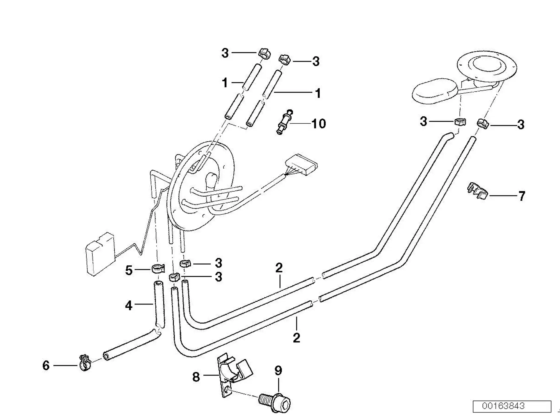 BMW Schlauchschelle K30 R22 16112313574
