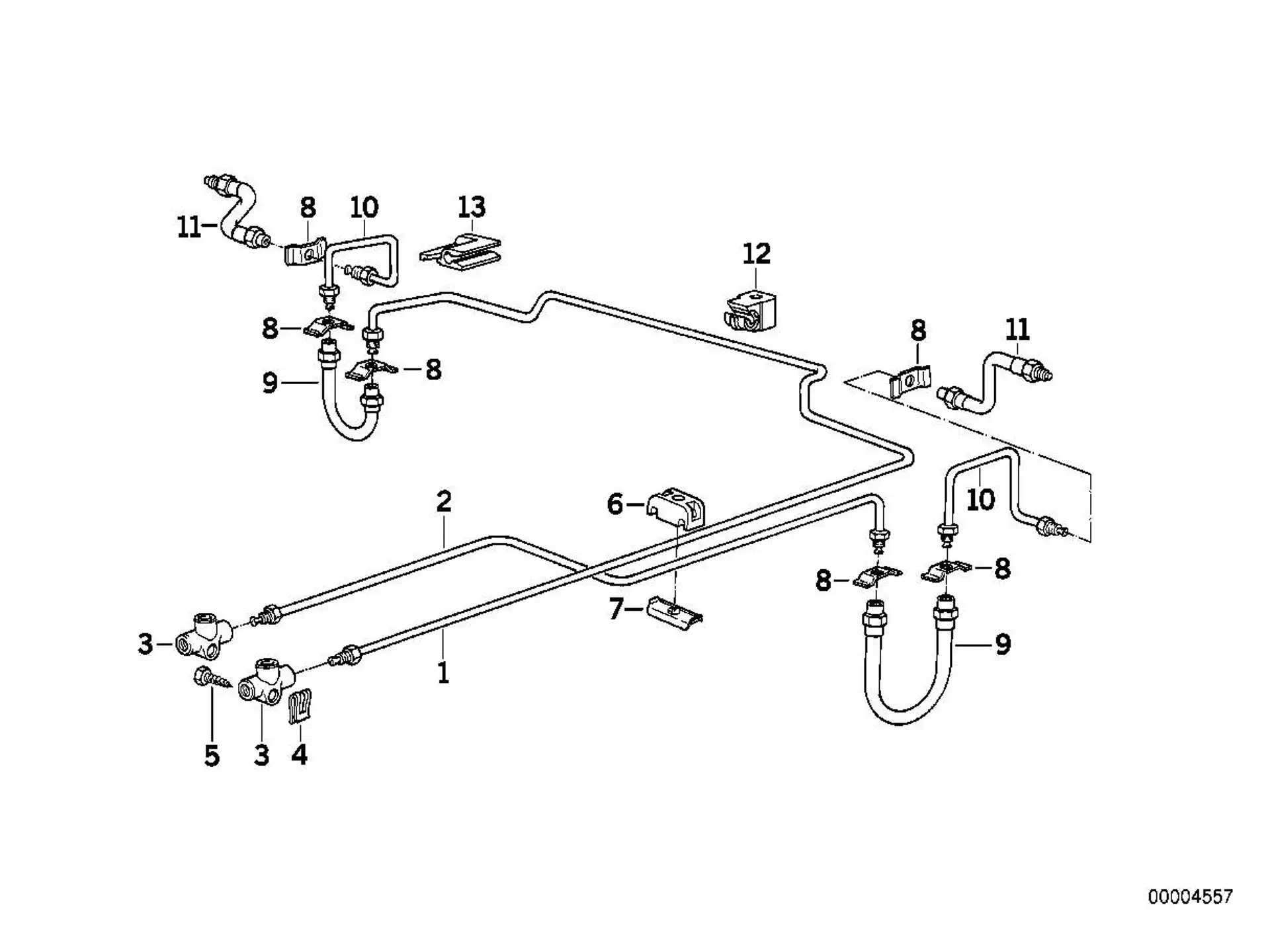 BMW Zwischenstück E23 E24 E28 E32 E34 E36 34321160028