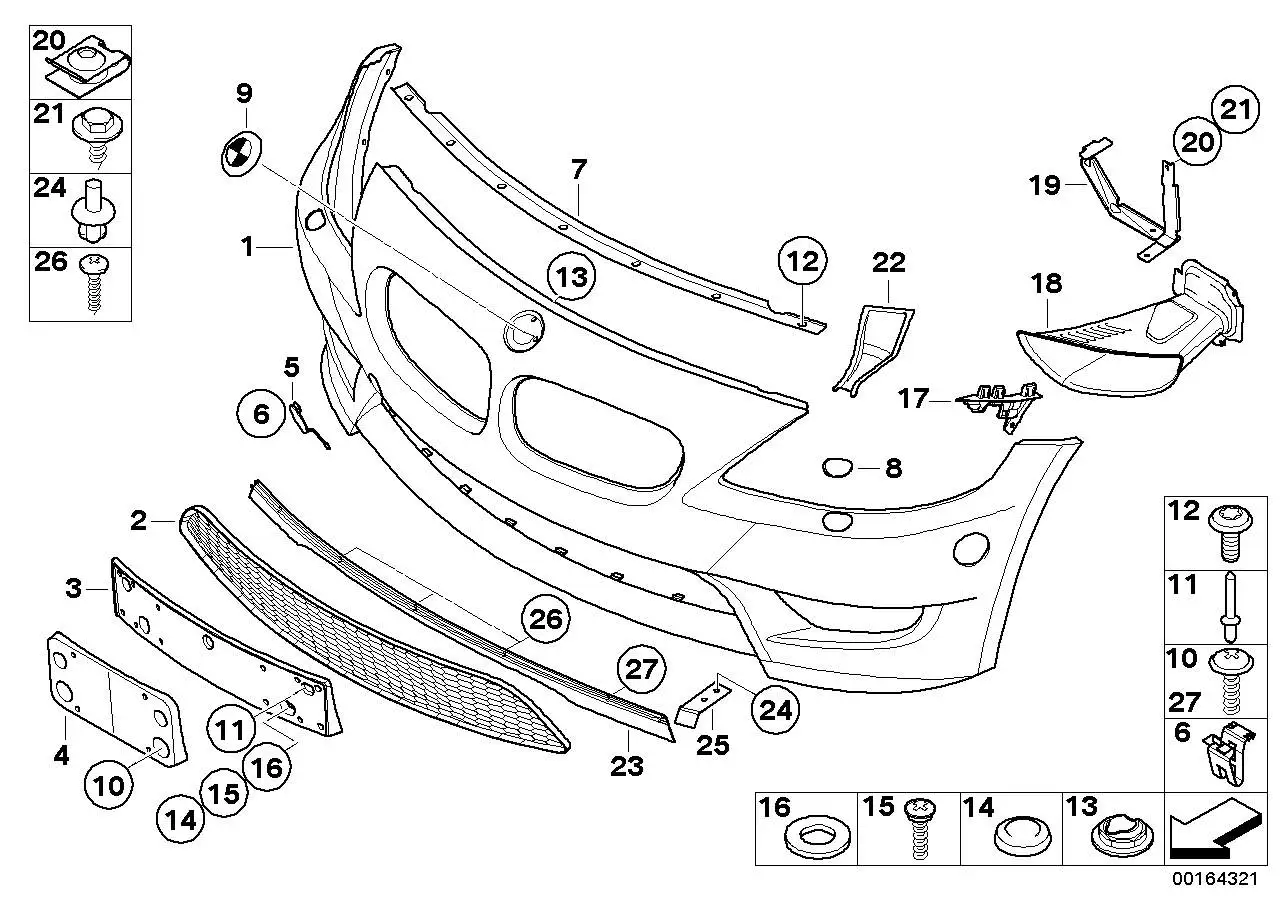 BMW Halter rechts E85 E86 51717837532 - Z4 E85, Z4 E86