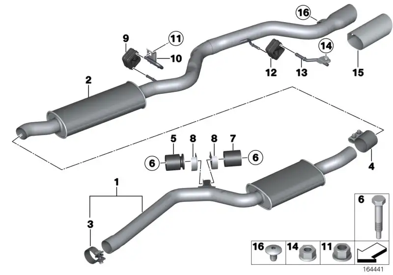 BMW Schwingungstilger E81 E82 E87 E88 F20 F21 F22 F23 F30 F31 F32