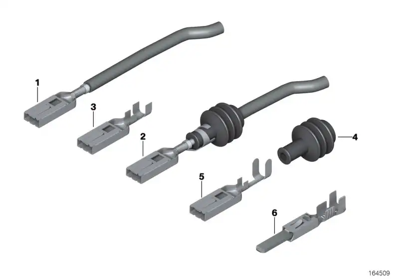 BMW Stiftkontakt SLK 2,8 ELA 61139123747 - 1er F21 3-Türer, 1er F