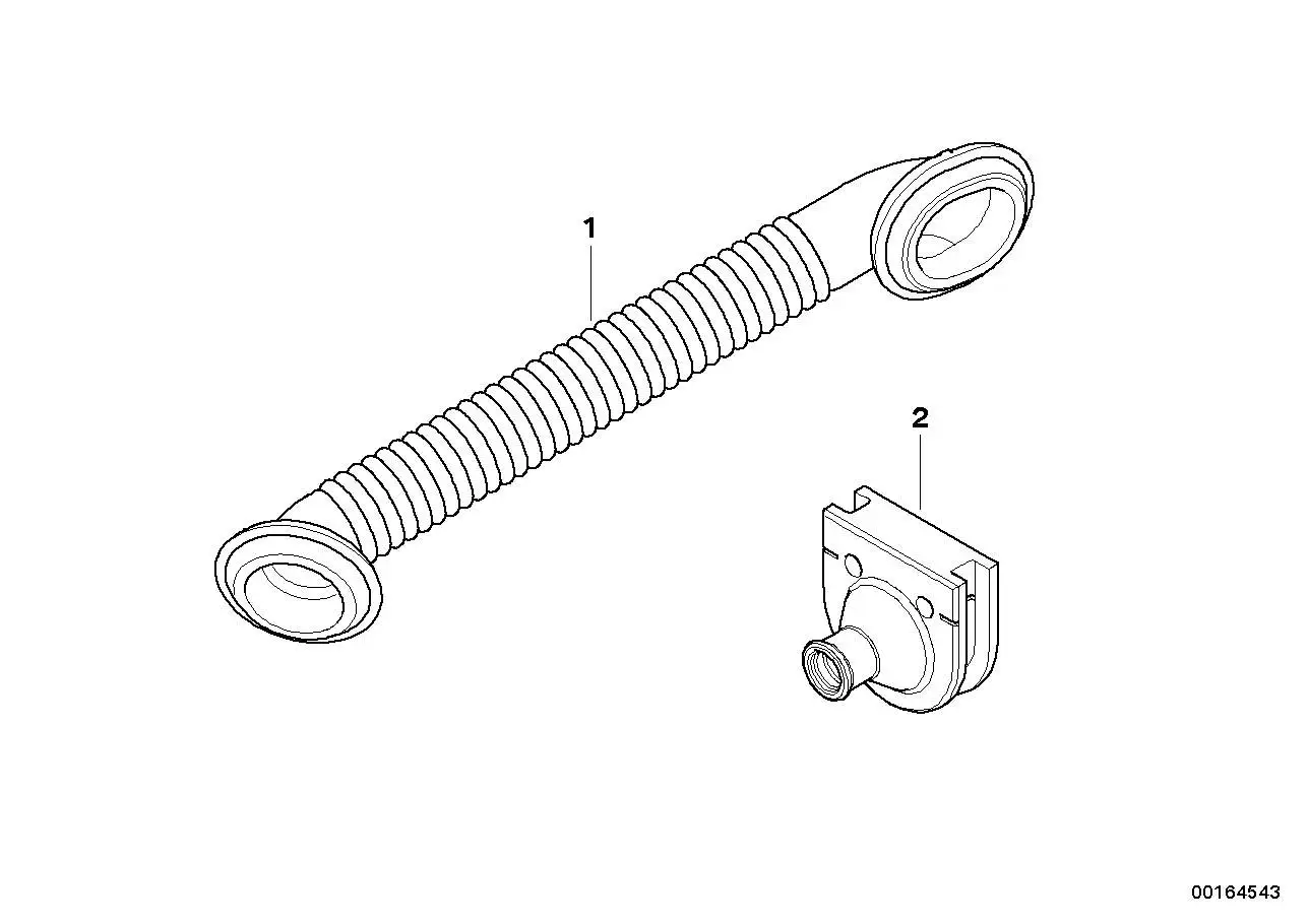 BMW Tülle Heckklappe 61131173060 - Bildposition 01