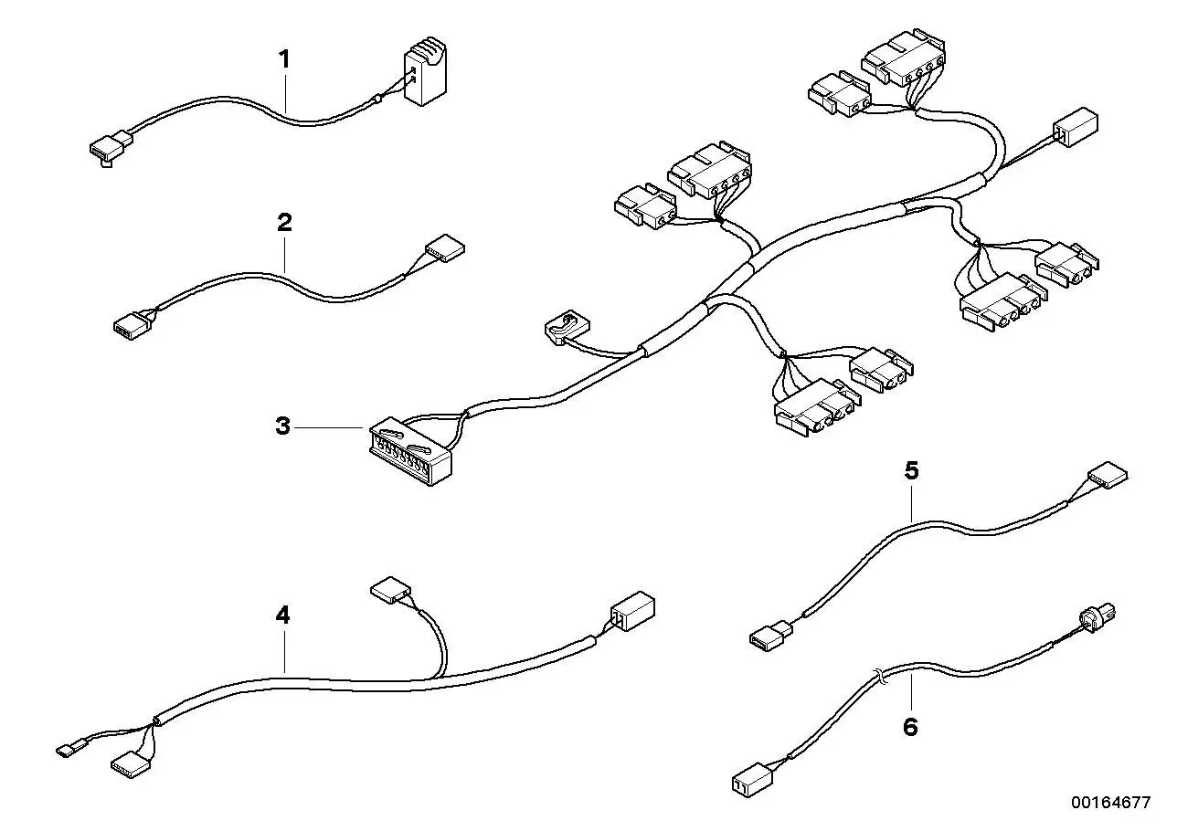 BMW Kabelsatz Sitzbelegungserkennung E83 E85 61126927572 - X3 E83