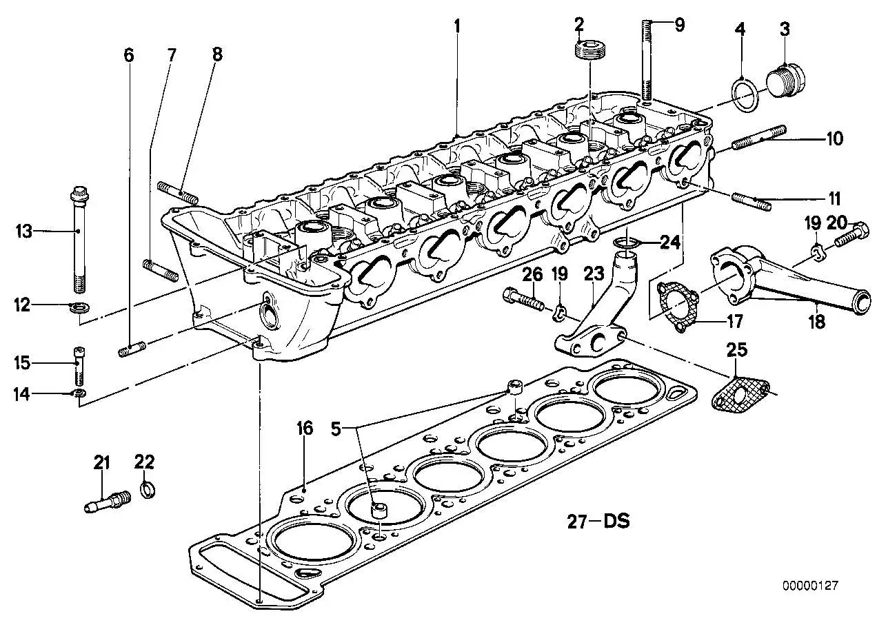 BMW Unterlegscheibe E30 E36 E24 E23 E28 E34 11121280413 - Bildpos
