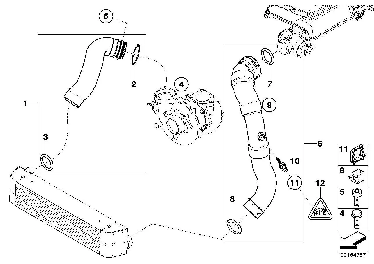 BMW Zylinderschraube E46 E53 E60 E61 E65 E66 E70 E71 E83 E87 E90