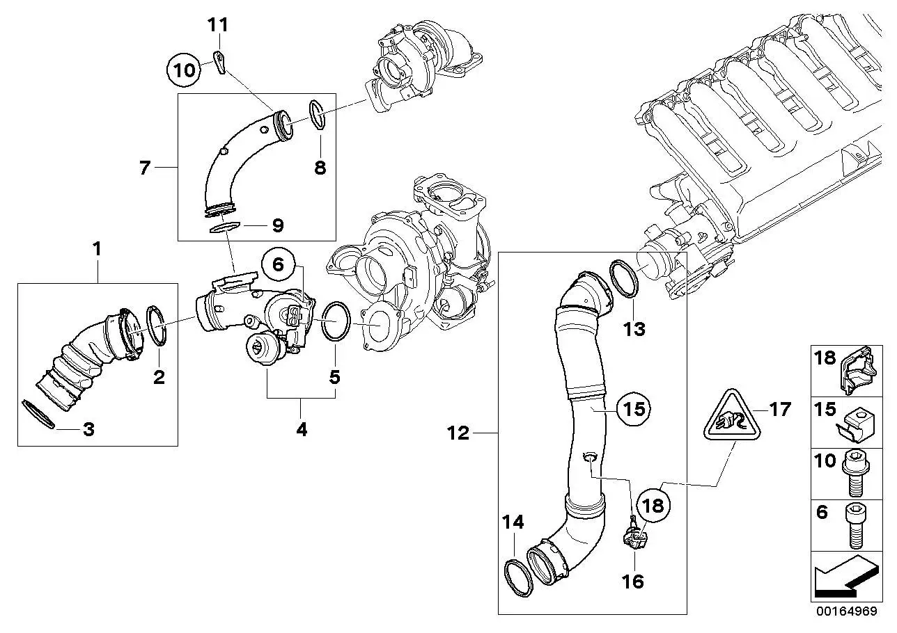 BMW Befestigungsblech E60 E61 E63 E64 E70 E71 E81 E82 E83 E84 E87