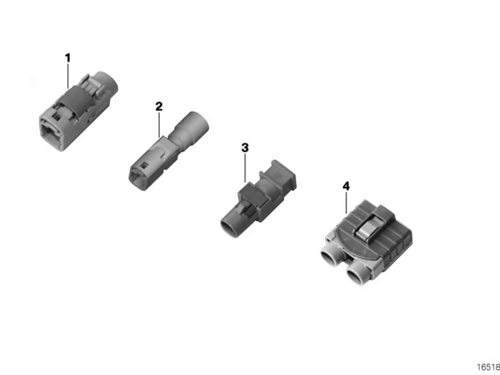 BMW Universal-Buchsengehäuse HF uncodiert E31 E34 E38 E39 E46 E52 E53 E60 E61 E63 E64 E65 E66 E70 E71 E72 E81 E82 E83 E84 E85 E86 E87 E88 E89 E90 E91 E92 E93 F01 F02 F04 F06 F07 F10 F11 F12 F13 F15 F16 F20 F21 F22 F23 F25 F26 F30 F31 F32 F33 F34 F36 F39 F