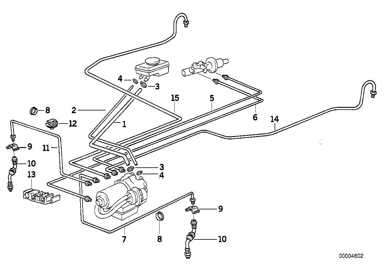 BMW Rohrleitung E34 E36 34326755521