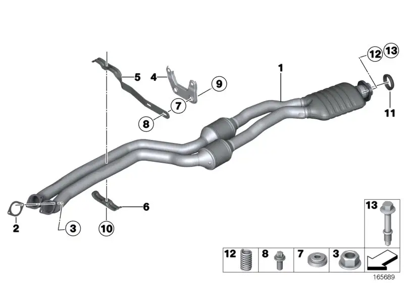 BMW Torxschraube mit Bund E60 E61 E81 E82 E84 E87 E88 E90 E91 E92