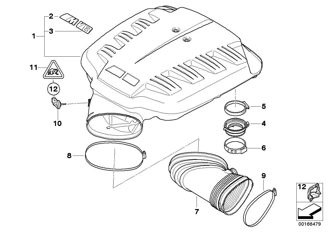 BMW Faltenbalg E90 E92 E93 11617838286