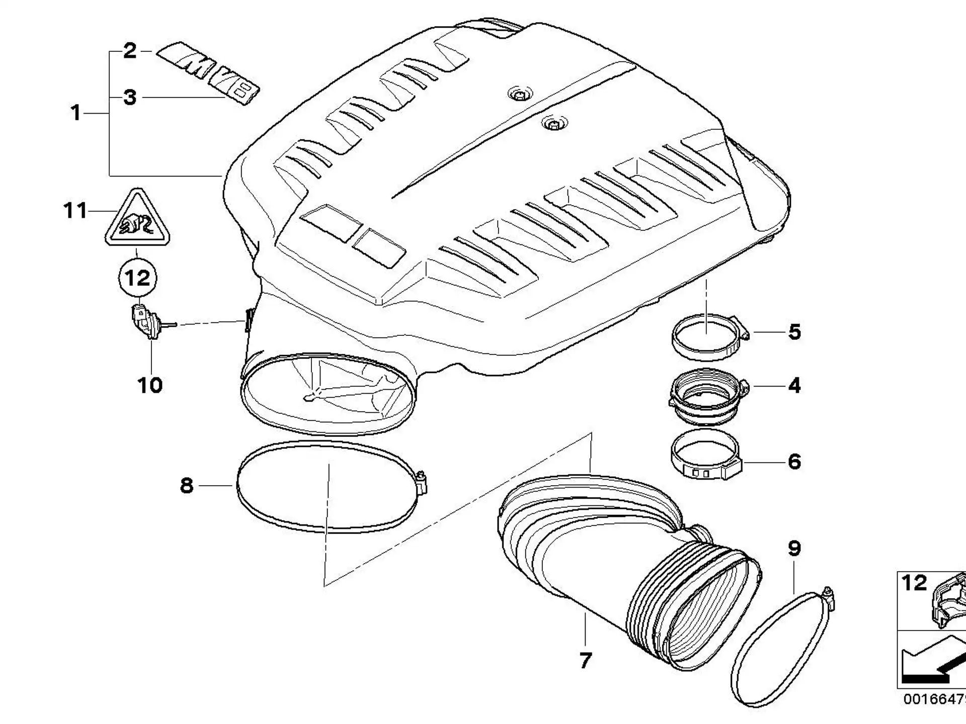 BMW Schlauchschelle E90 E92 E93 11617838291