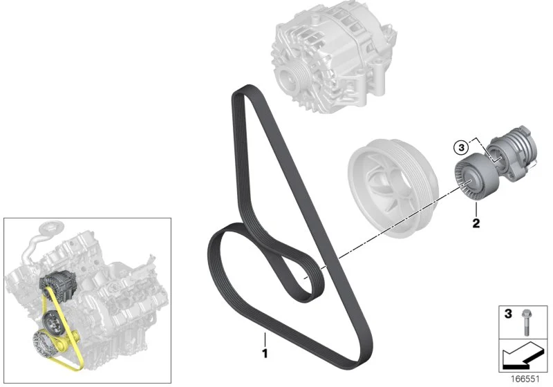 BMW Sechskantschraube E39 E46 E53 E60 E61 E63 E64 E65 E66 E70 E71 E83 E85 F01 F02 F04 F06 F07 F10 F11 F12 F13 F15 F16 F85 F86 07119904529