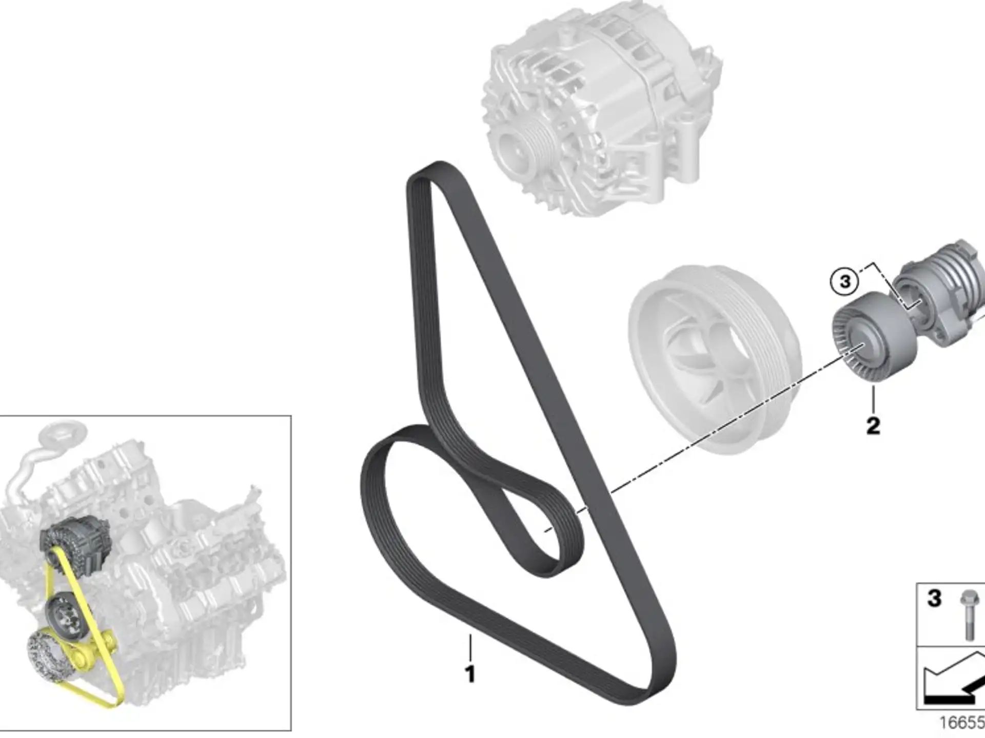 BMW Sechskantschraube E39 E46 E53 E60 E61 E63 E64 E65 E66 E70 E71 E83 E85 F01 F02 F04 F06 F07 F10 F11 F12 F13 F15 F16 F85 F86 07119904529