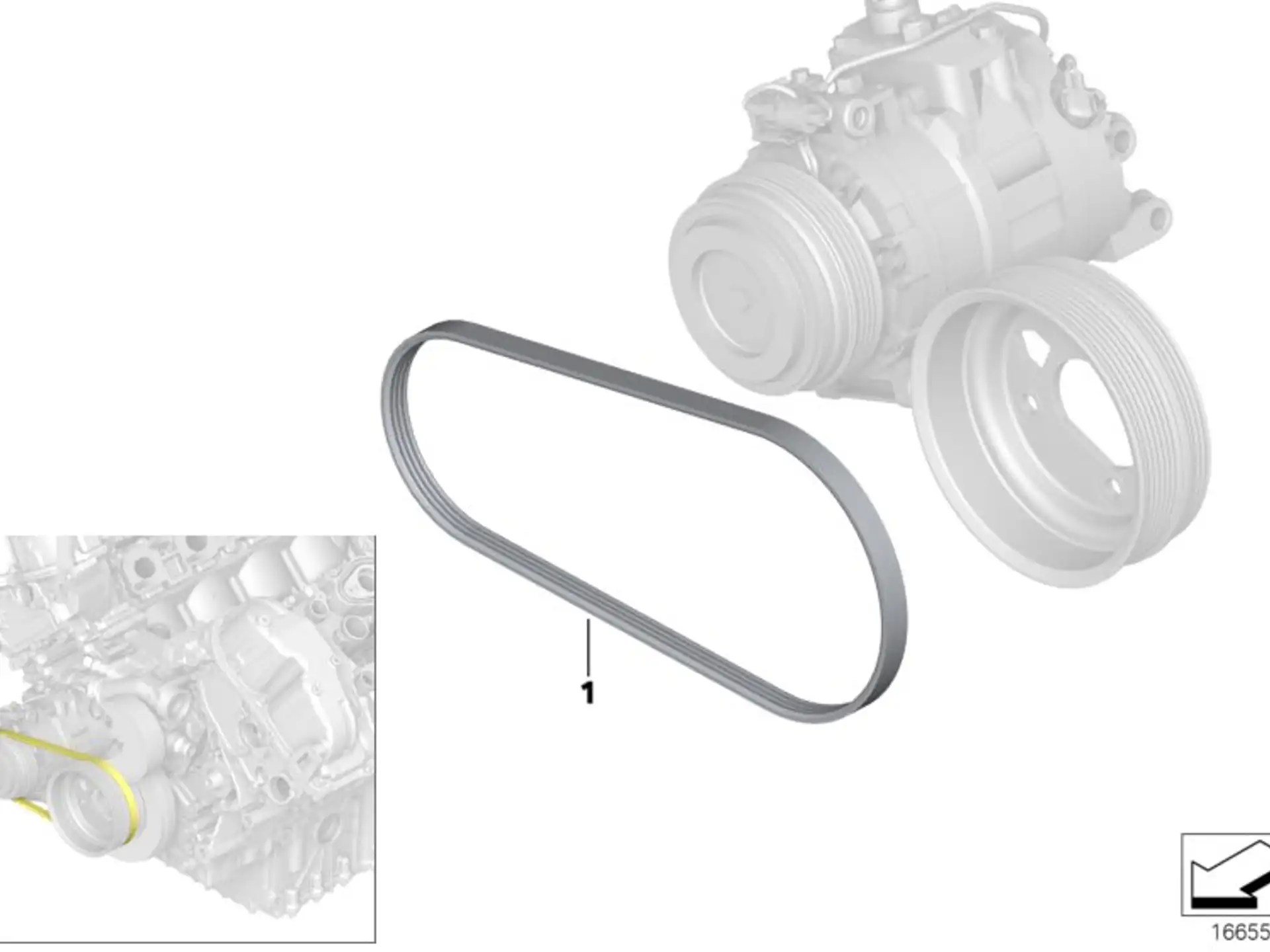 BMW Keilrippenriemen E70 E71 F01 F02 F06 F07 F10 F11 F12 F13 F15 F16 F85 F86 11287631825