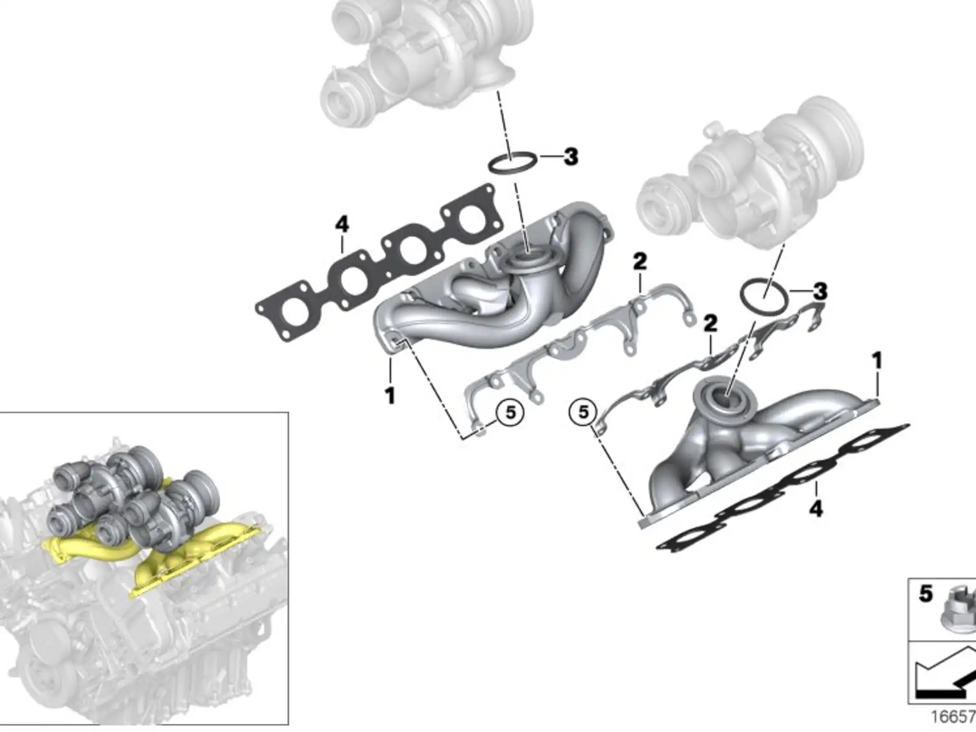 BMW Sechskantmutter mit Flansch 11627576992