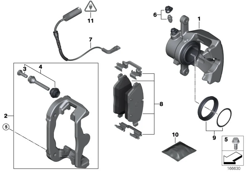 BMW Universal-Buchsengehäuse uncodiert E38 E39 E53 E60 E61 E63 E64 E65 E66 E81 E82 E84 E87 E88 E90 E91 E92 E93 R50 R52 61131392246