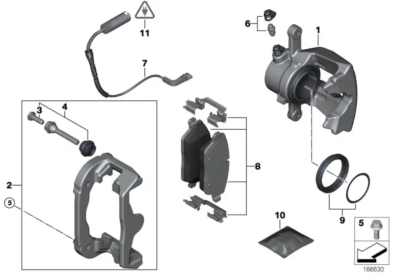 BMW Universal-Buchsengehäuse uncodiert E38 E39 E53 E60 E61 E63 E6