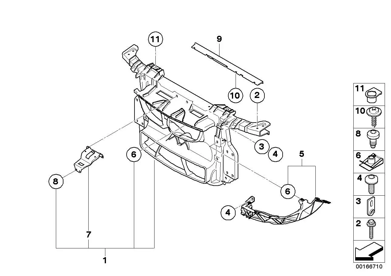 BMW Clipmutter E70 E71 E72 E81 E82 E83 E84 E85 E86 E87 E88 E90 E9