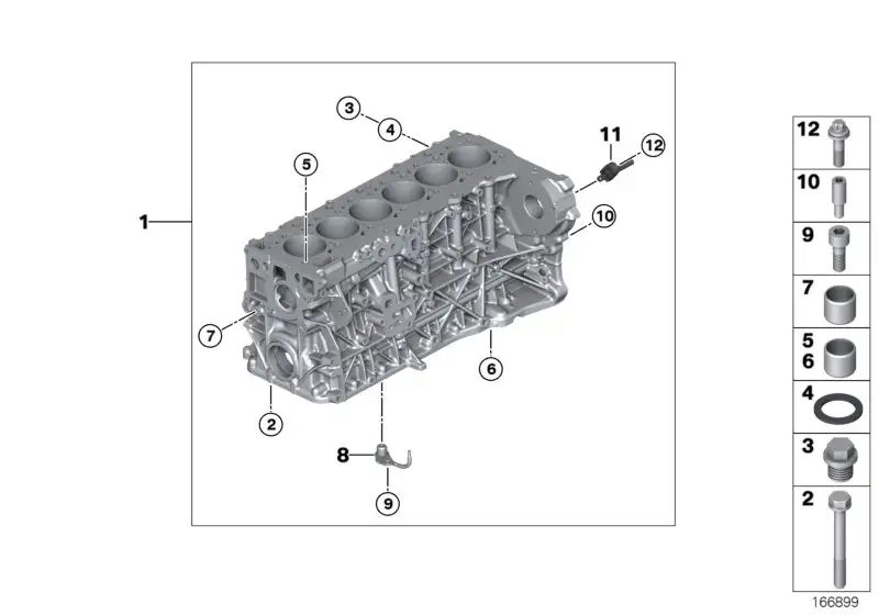 BMW Ölspritzdüse E70 E71 E90 E91 E92 E93 F01 F02 F06 F07 F10 F11