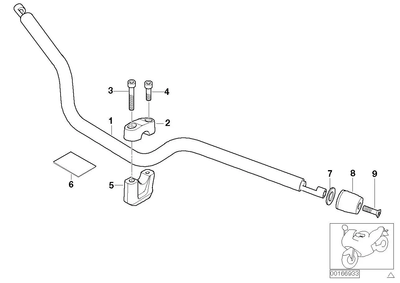 BMW Klemmbock oben 31427718172