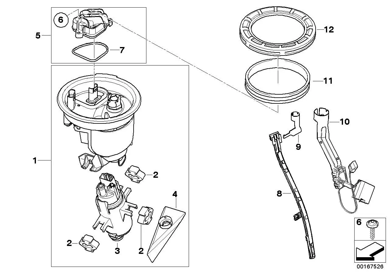 BMW Kraftstoffpumpeneinheit K29 16147690534