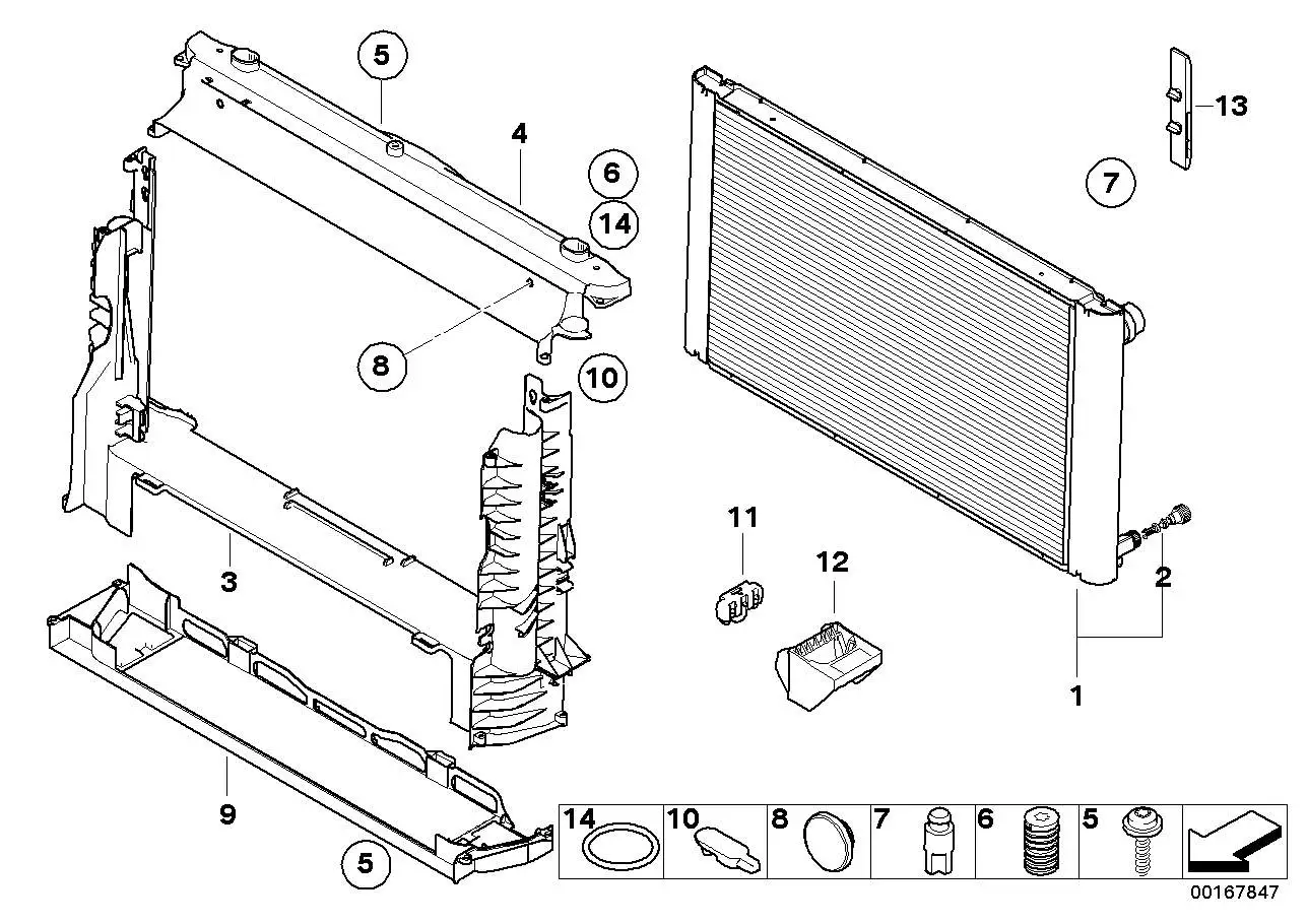 BMW Halter Zarge E60 E61 E63 E64 17117791180 - 5er, 6er