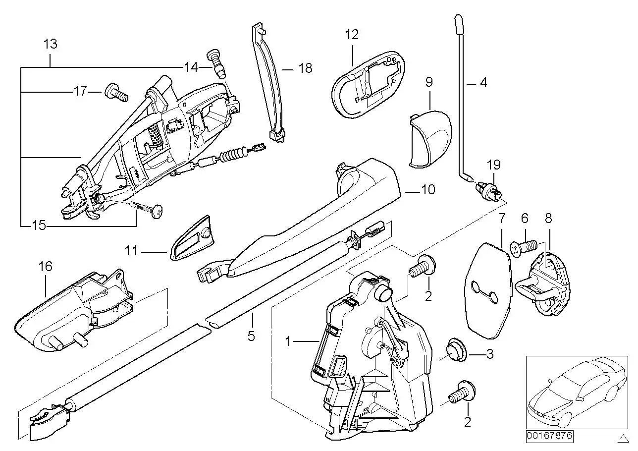 BMW Abdeckung links E46 51218253475 - Bildposition 09