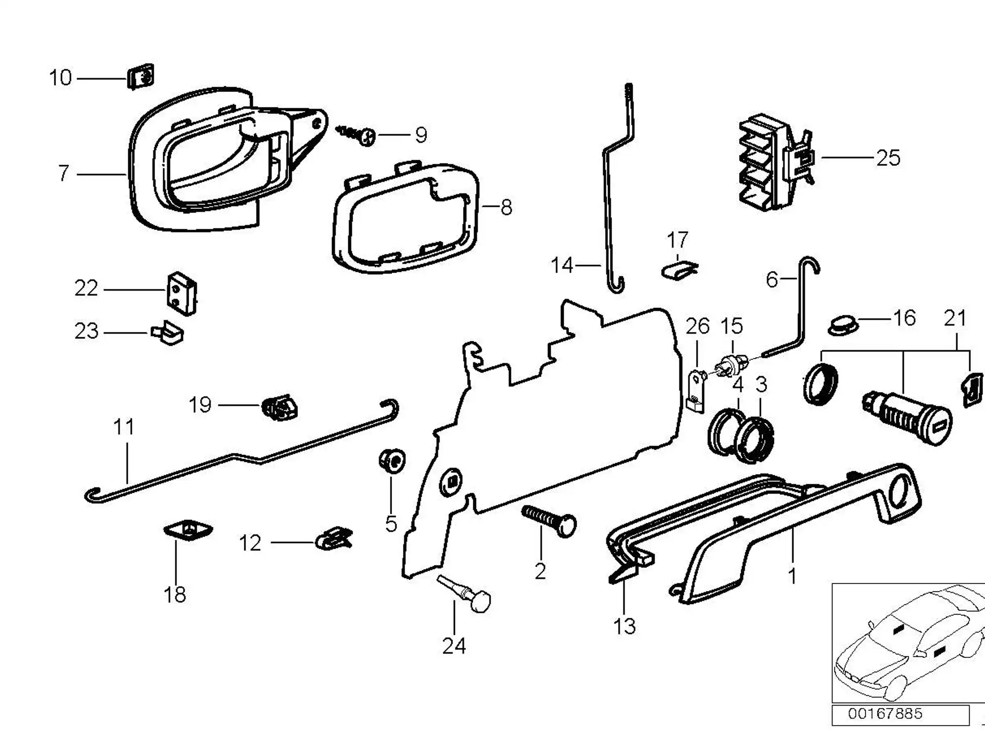 BMW Blende rechts 51218400398