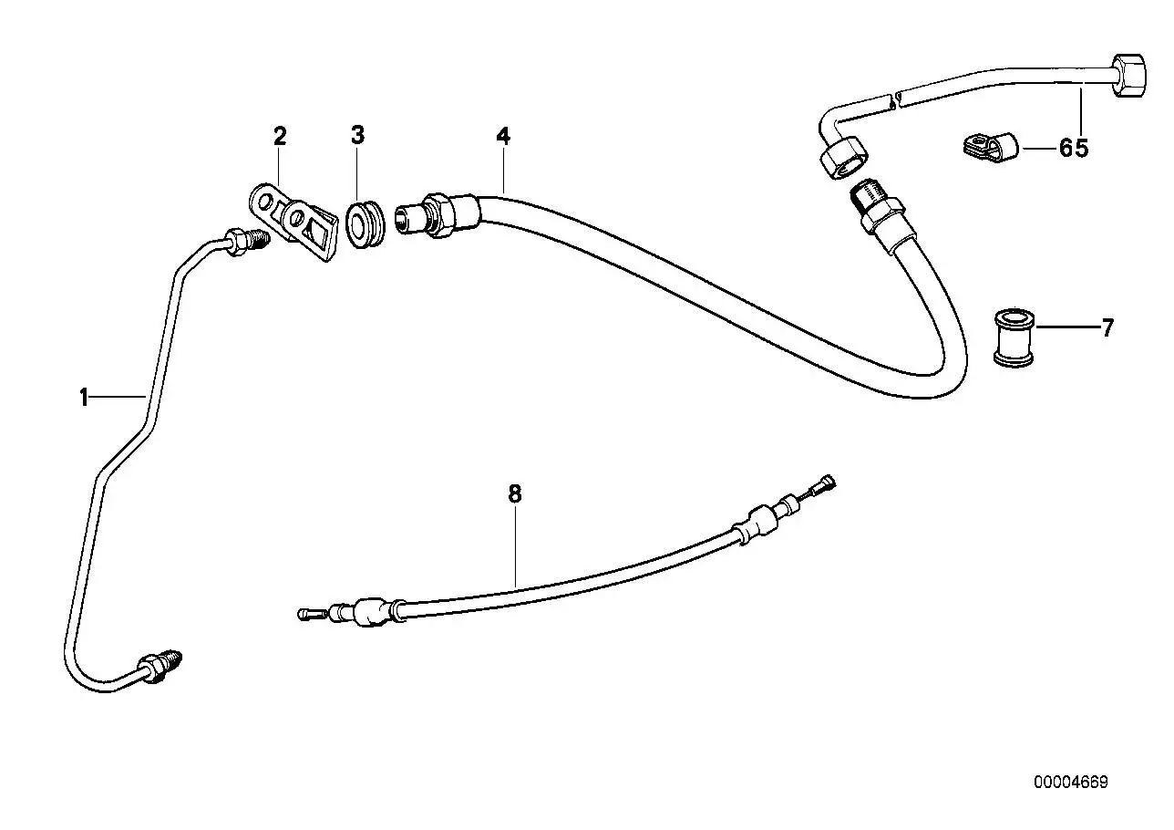 BMW Bremsseilzug 32731235739