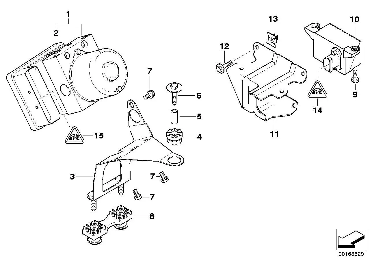 BMW Drehratensensor E46 E85 R50 R52 R53 34526764018