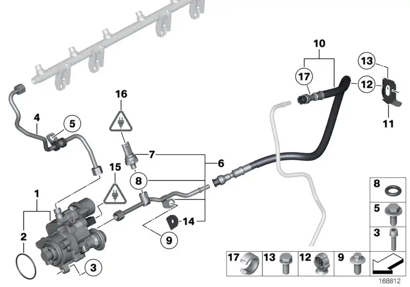 BMW O-Ring E60 E61 E63 E64 E70 E71 E72 E81 E82 E87 E88 E90 E91 E9