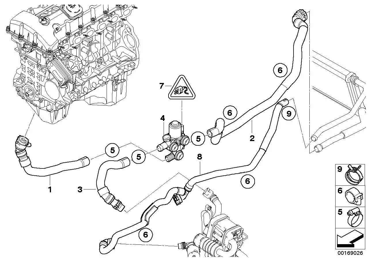 BMW Umschaltventil E90 E91 E92 E93 64126951815 - 3er