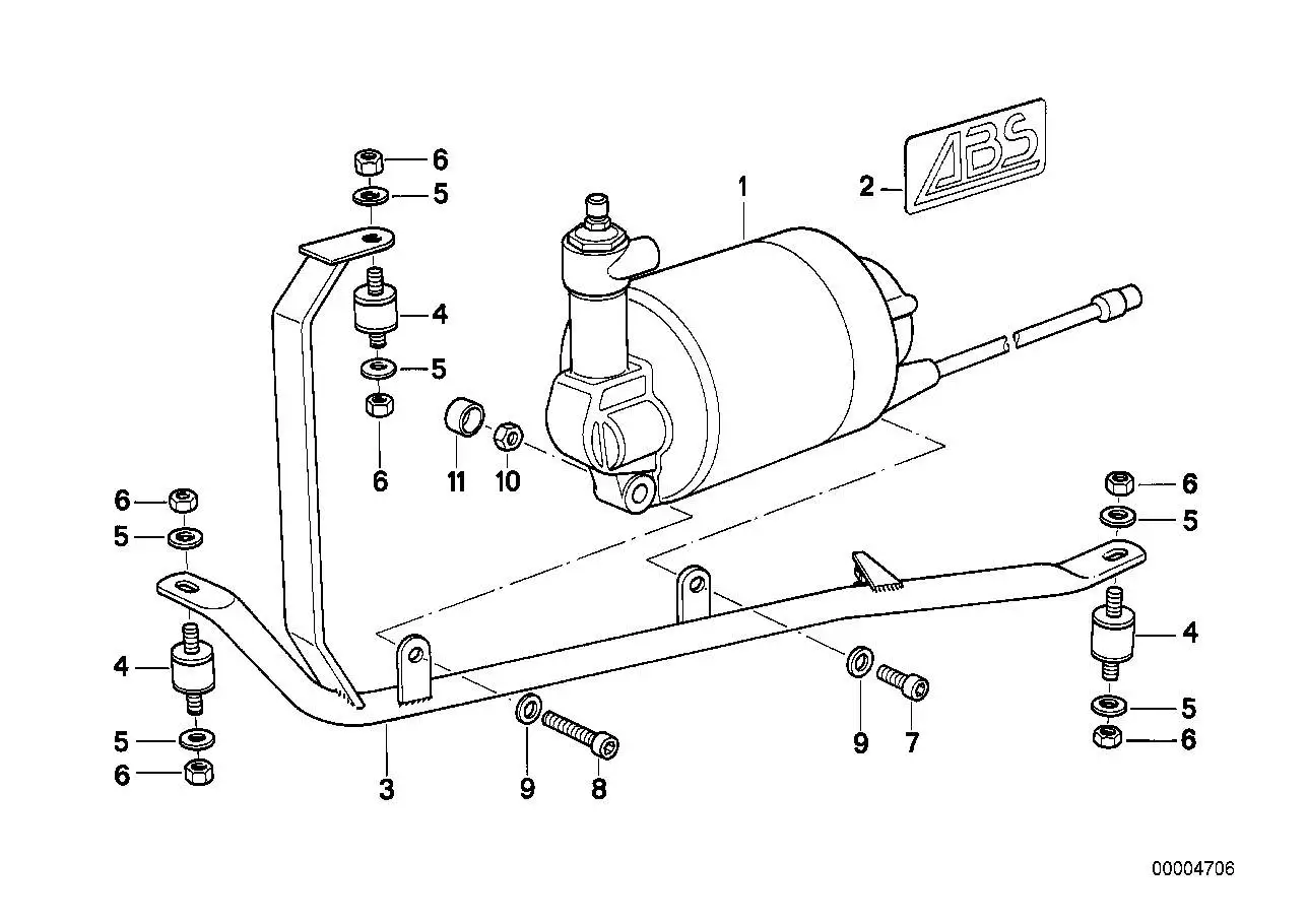 BMW Halter 61212310927