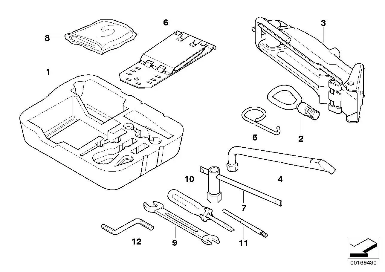 BMW Ablageschale 71106778555 - Bildposition 01