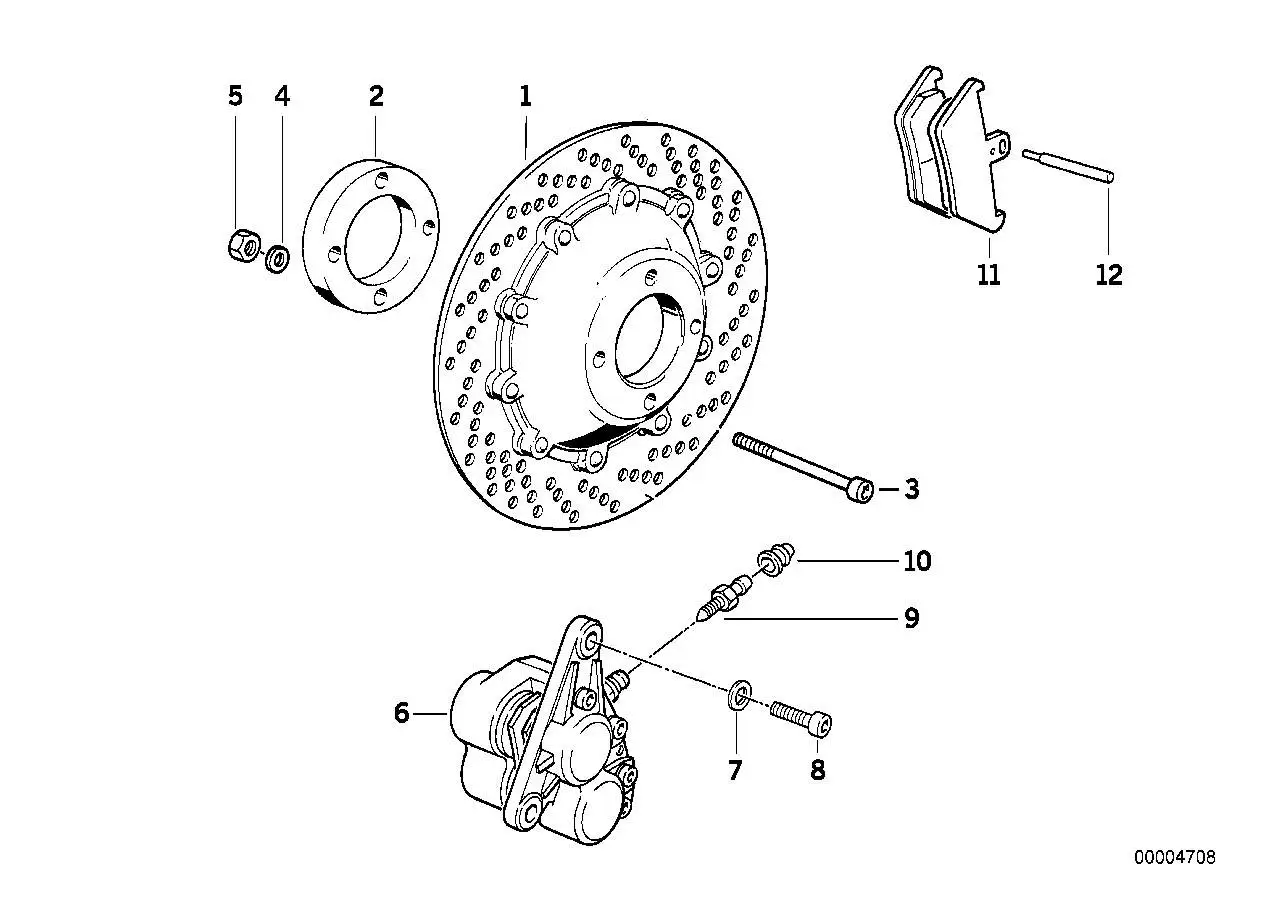 BMW Bremsscheibe schwarz links 34112311197